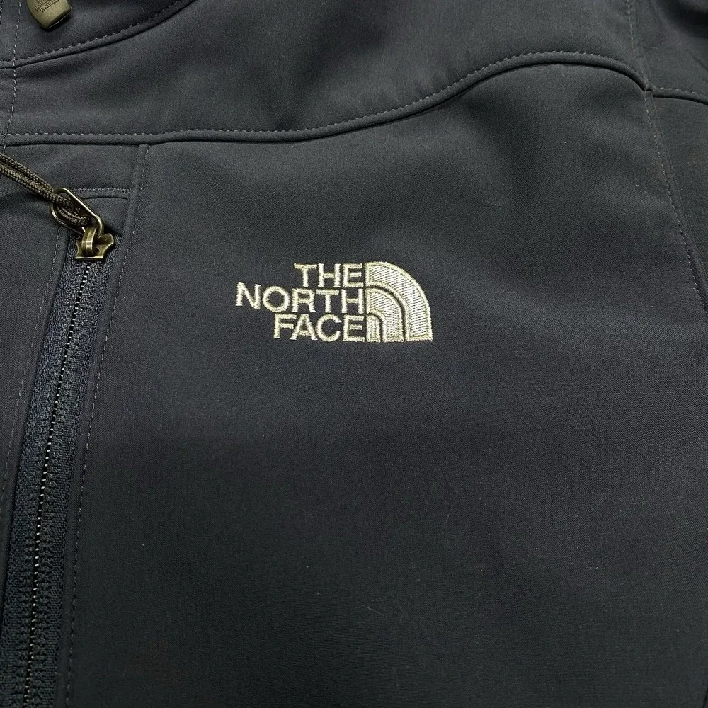 North Face Jacket Mens L Blue TNF Apex Softshell Outdoors Hiking Camping Active